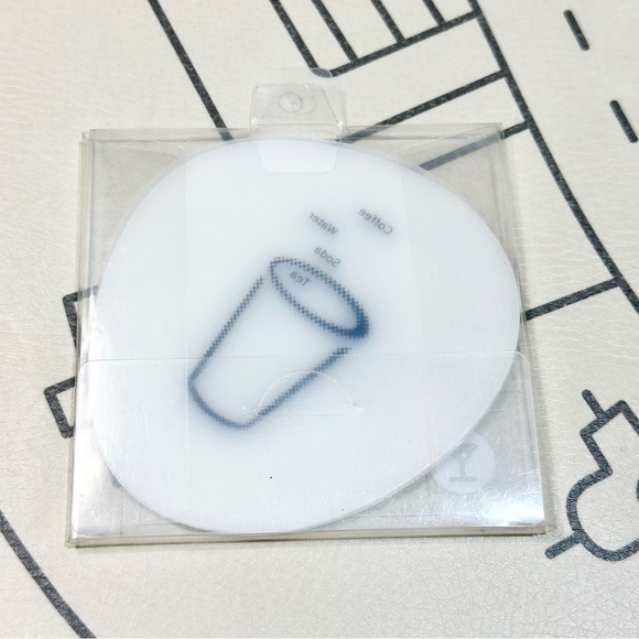 CB2 Cup Coasters - Set of 4 - Picture 2 of 3